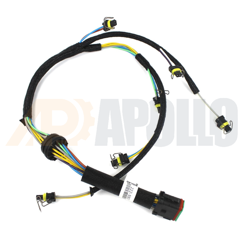 Fuel Injector Wire Harness 222-5917 520-1511 For Caterpillar E329D E324D E325D Engine C7